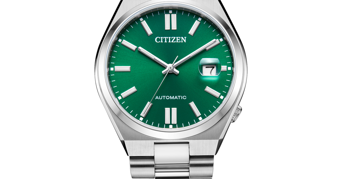 NJ0150-81X Male Stainless steel green ø 40mm Citizen Onlineshop