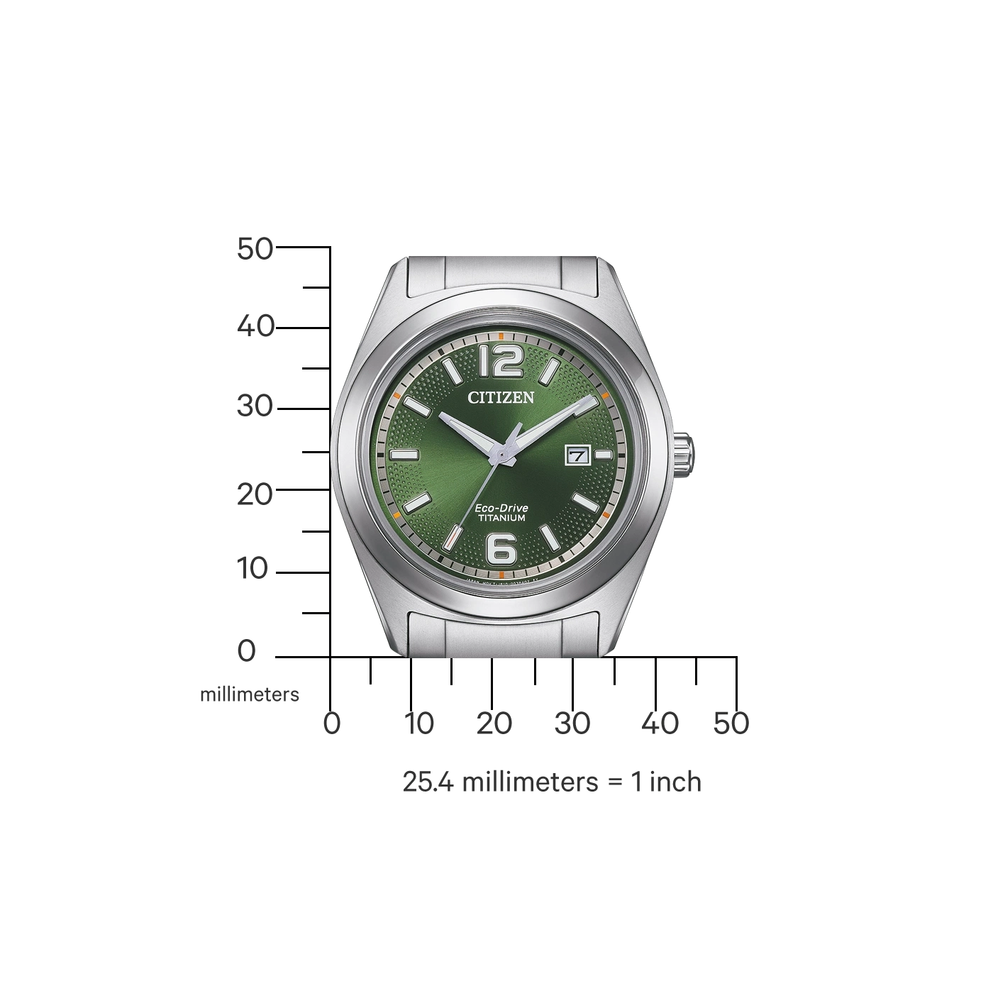 AW1641-81X Male Super Titanium ™ green ø 41.5mm Citizen Onlineshop