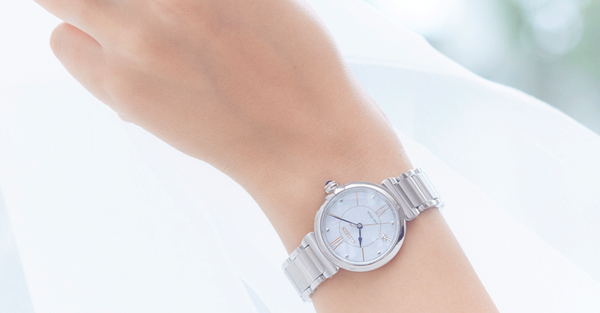 EM1070-83D Female Stainless steel Mother of Pearl white ⌀ 29mm