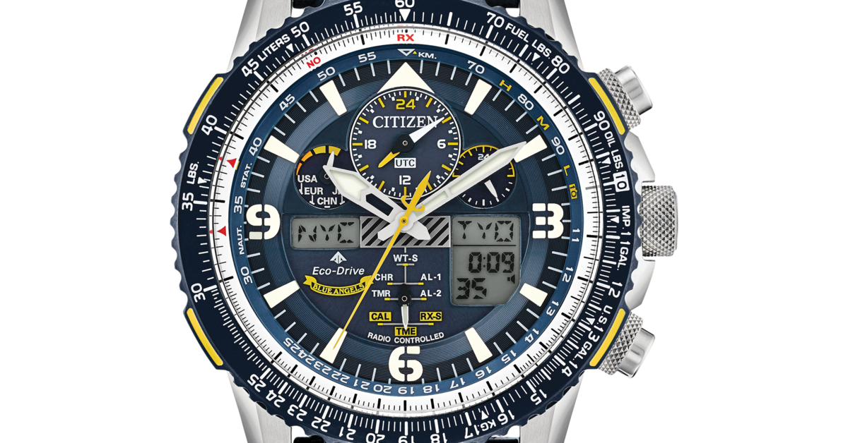 CITIZEN PROMASTER SKYHAWK A-T JY8078-01L BLUE ANGELS SPECIAL