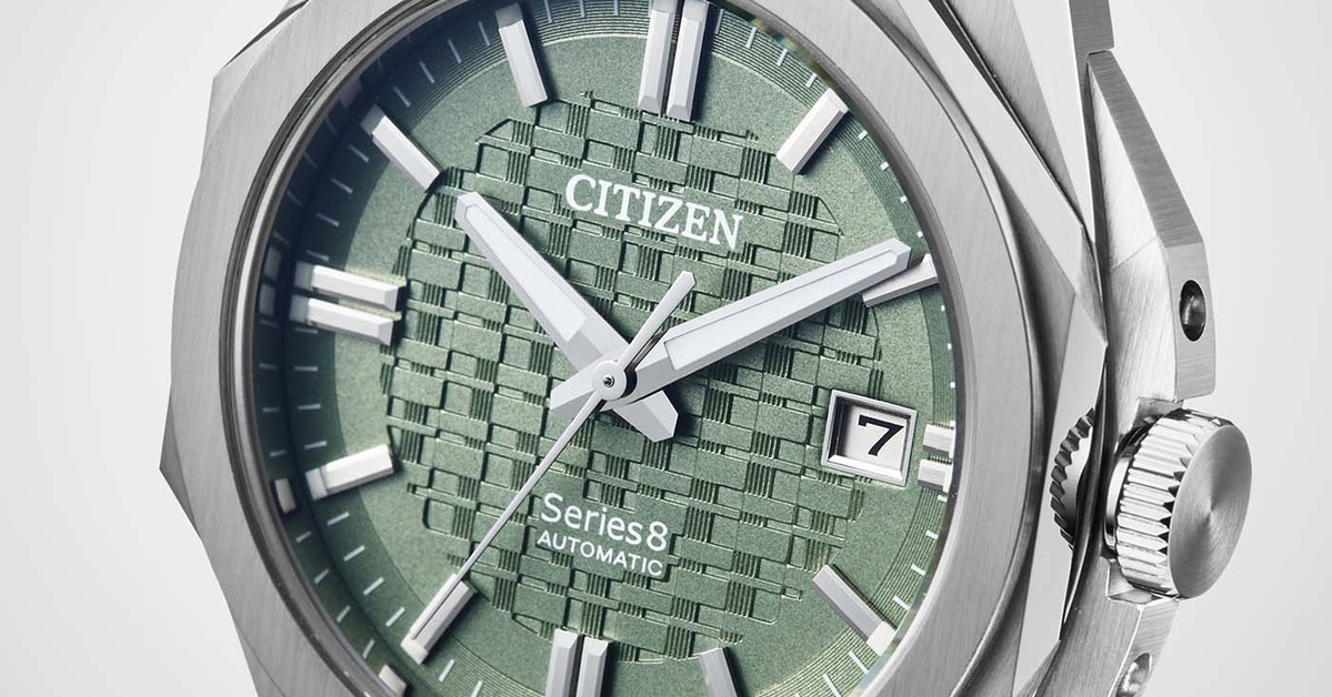 NB6080-51W Male Stainless steel lightgreen ø 39.85mm Citizen