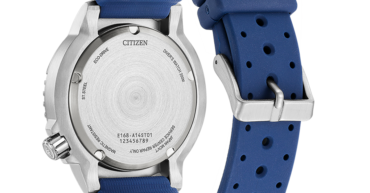 未使用 CITIZEN ECO-DRIVE PROMASTER DIVER'S Citizen Promaster E168-A14ST09 BN0166-01L Eco Drive Divers