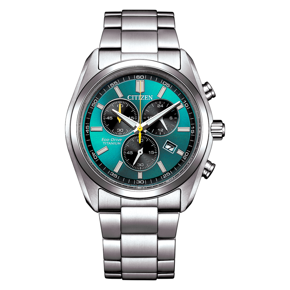 AT2590-59X Male Super Titanium ™ Eco-Drive green ø 40mm