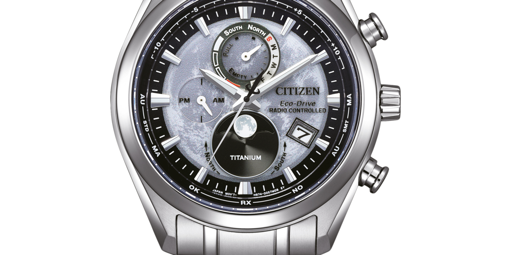 Citizen BY1010-81X Eco Drive R/C Moonphase , Luxury Box