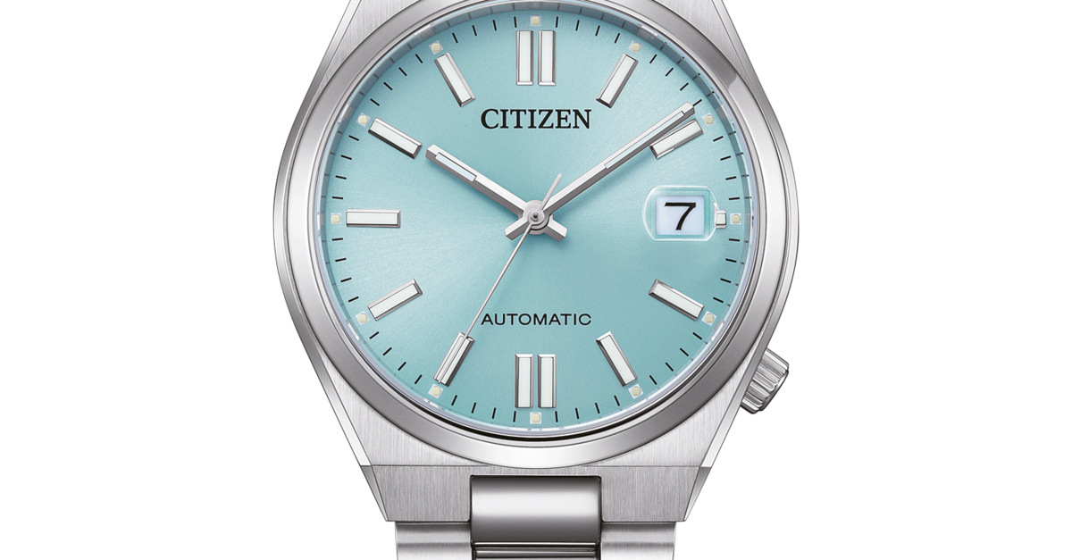 NJ0200-50L Male Stainless steel lightblue ø 37mm Citizen Onlineshop