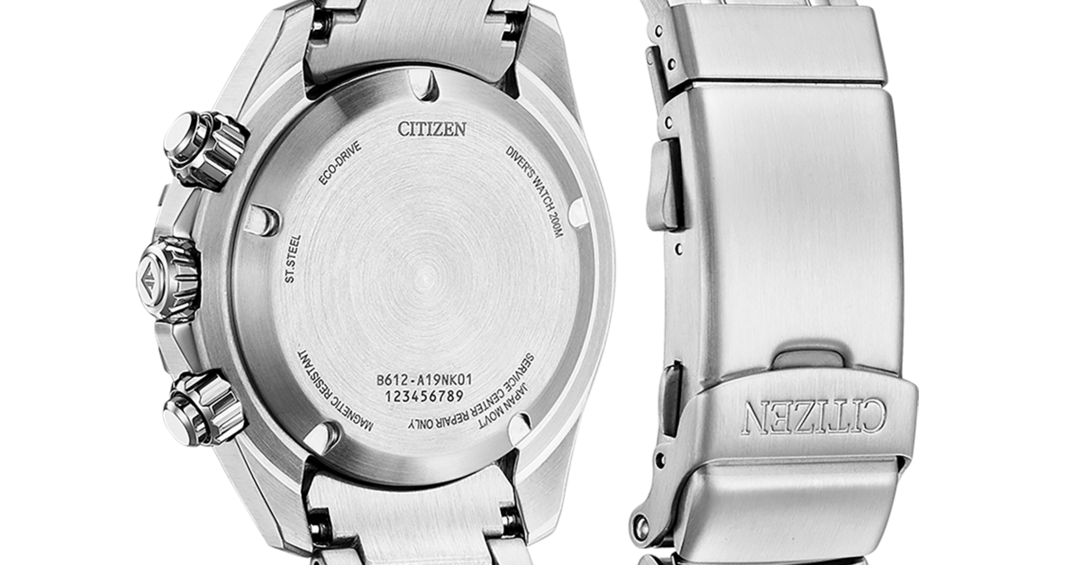 マリ〜ページ Citizen Promaster Dive Chronograph Eco-Drive Green Dial Men's