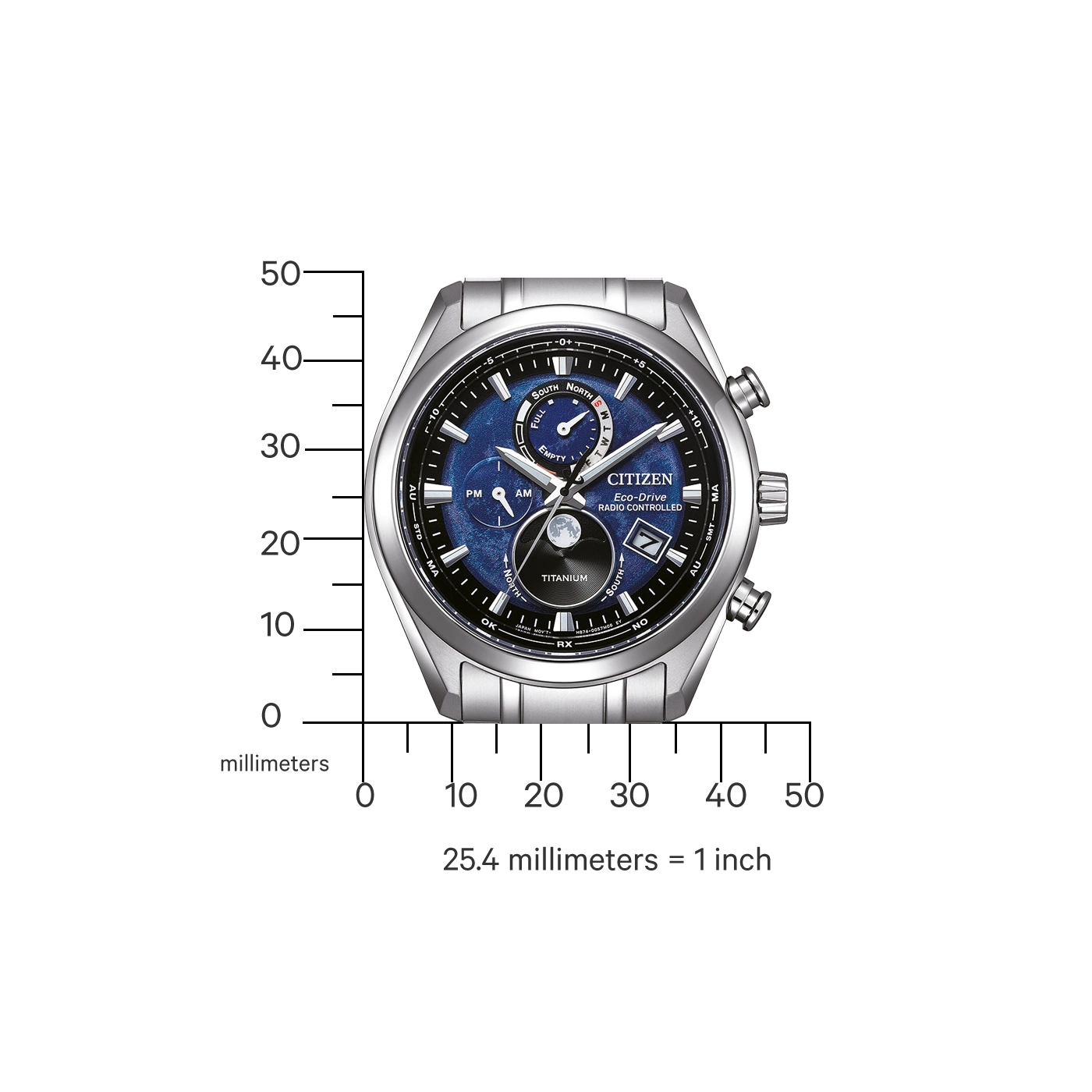 BY1010-81L Male Super Titanium ™ blue ø 43mm Citizen Onlineshop