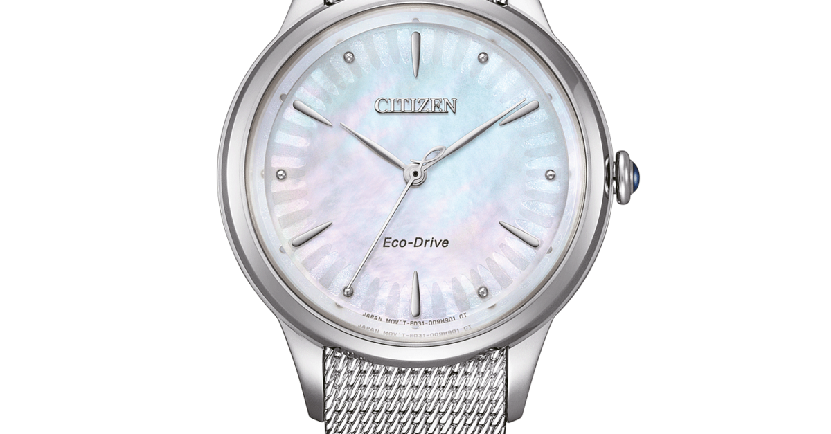 EM1150-86D Female Stainless steel Mother of Pearl white ø 32mm