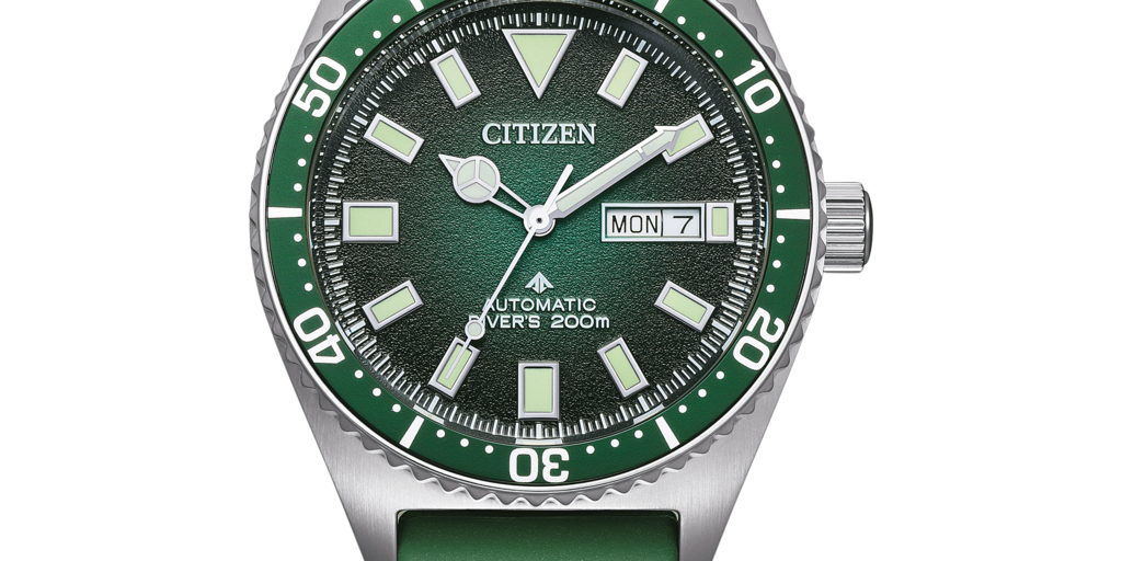 CITIZEN プロマスター NY0121-09X グリーン Citizen Promaster Challenge Marine Automatic Diver green