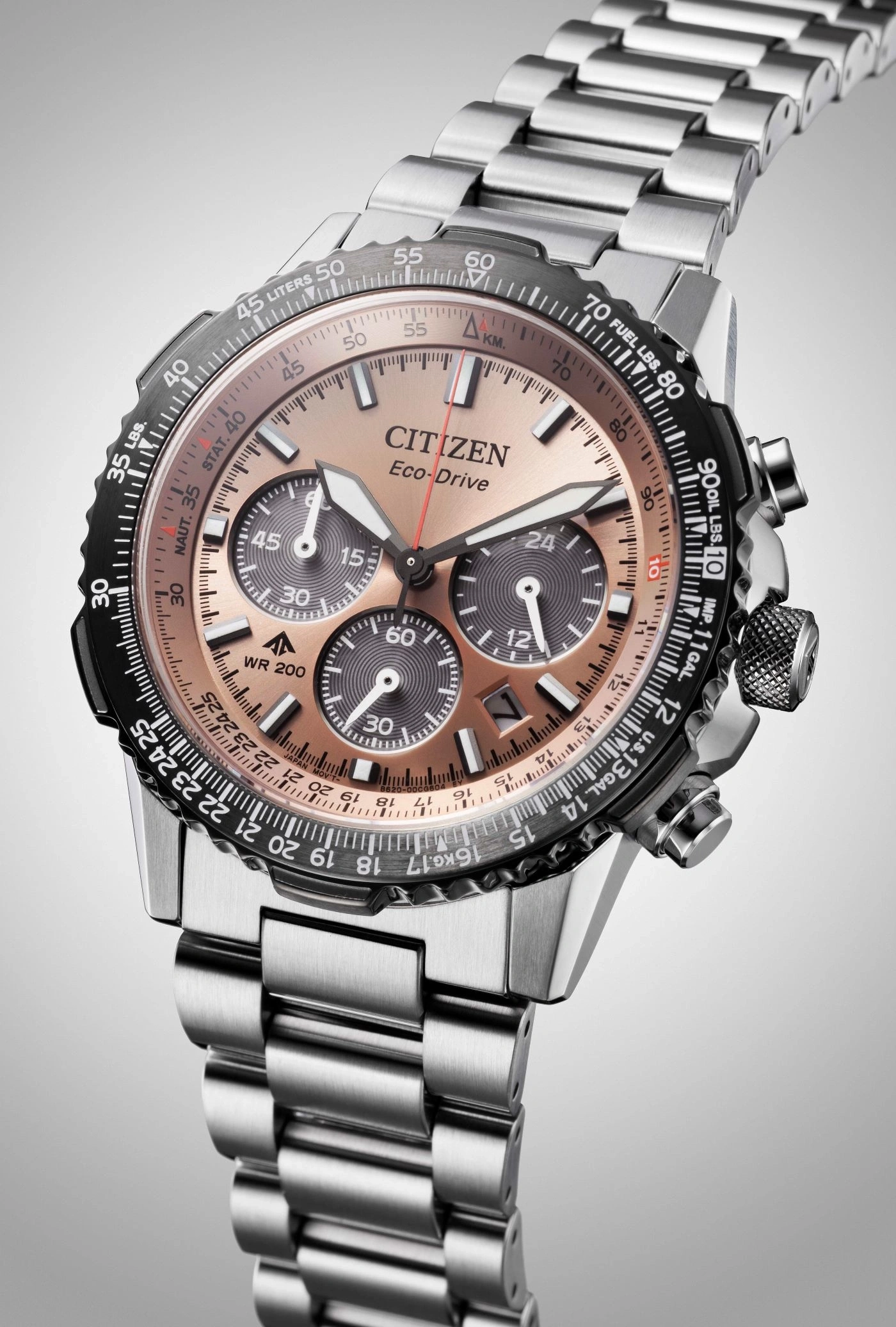 CA4664-60X Male Stainless steel brown ø 40mm Citizen Onlineshop