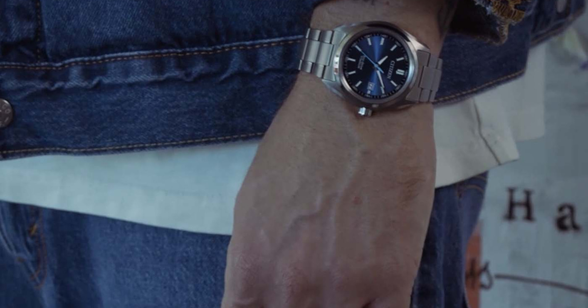 AW1900-50L Male Super Titanium ™ Eco-Drive blue ø 40mm Citizen