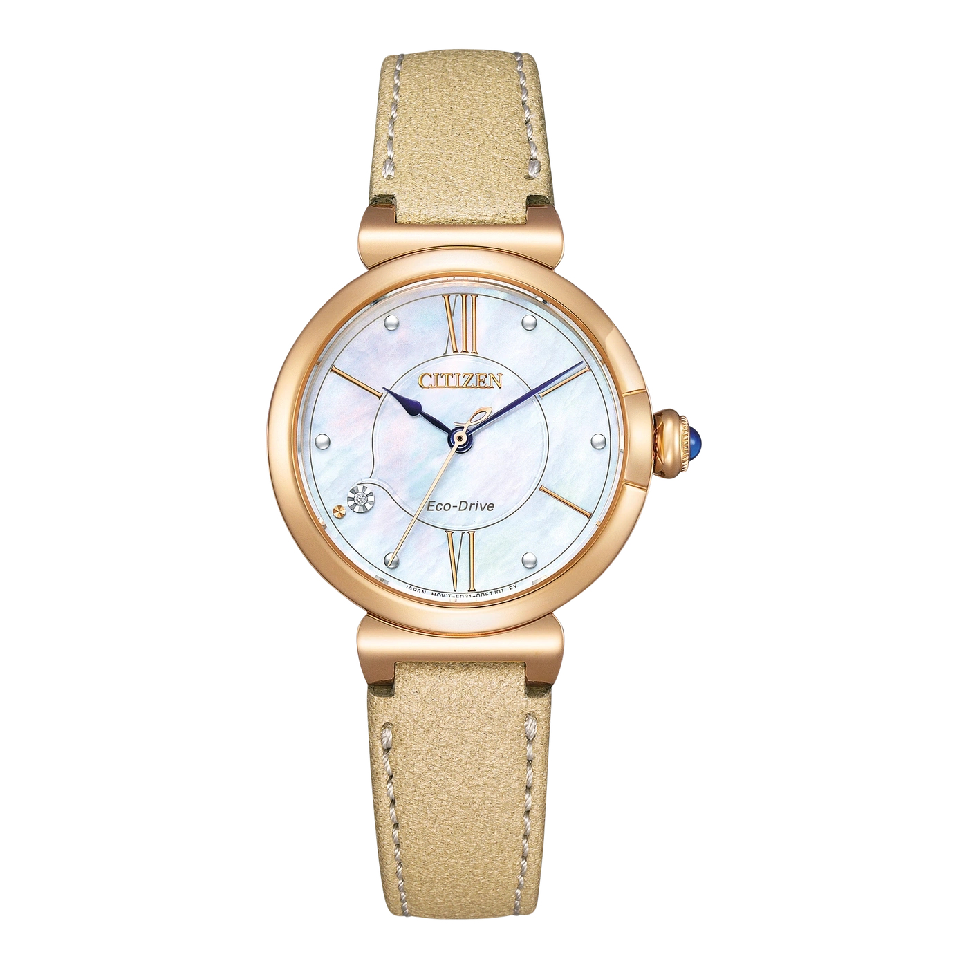 EM1073-18D Female Apple material Mother of Pearl white ø 29mm