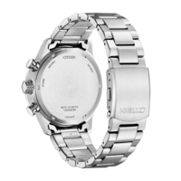 Citizen watch back, stainless steel, Eco-Drive, W.R.10BAR, Japan Movt.
