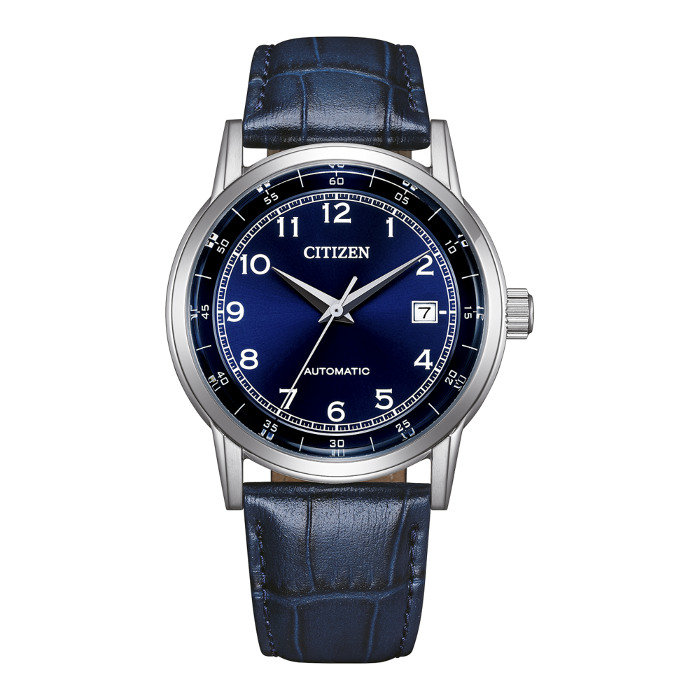 NJ0210-13L Male Leather blue ⌀ 40mm
