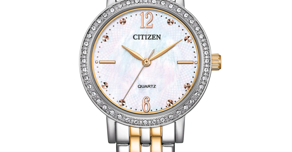 EL3106-59D Female Stainless steel Mother of Pearl white ⌀ 31mm