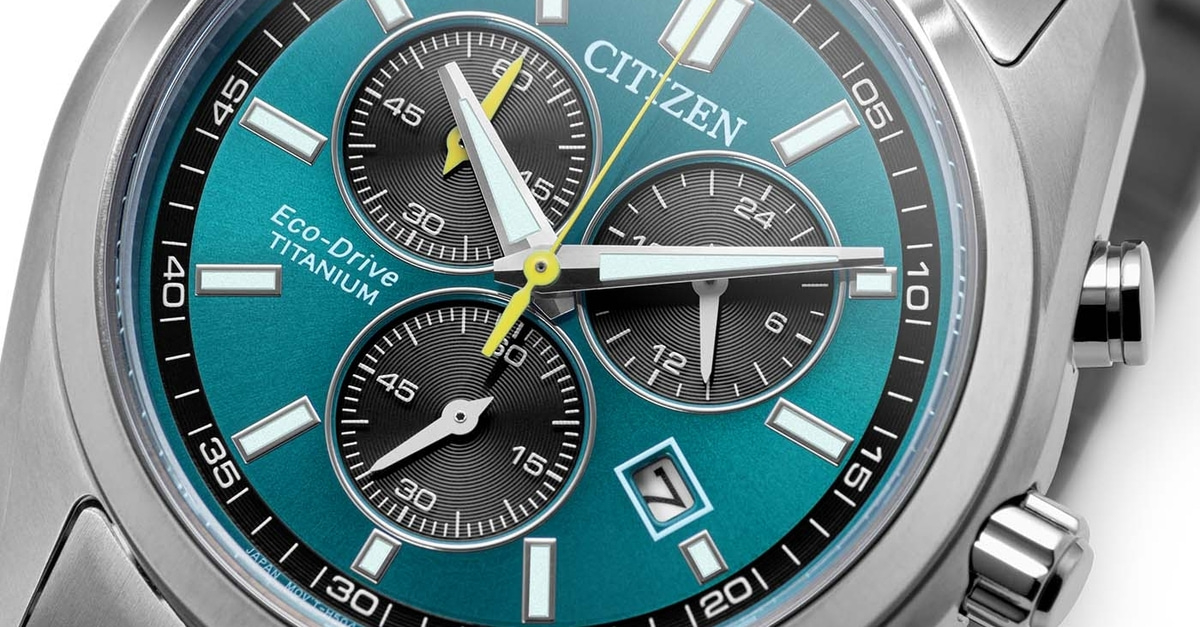 AT2590-59X Male Super Titanium ™ Eco-Drive green ø 40mm Citizen