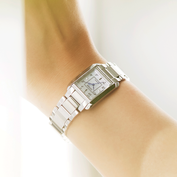 Wrist watch on a wrist, silver, Citizen, elegant, time, fashion, accessory, close-up