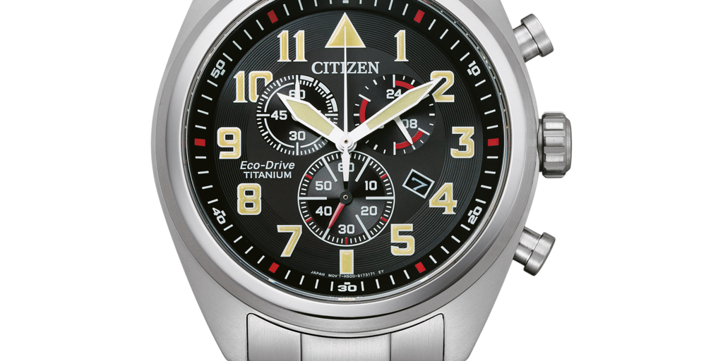 【新品】シチズン　AT2480-81E Citizen AT2480-81E Men's Garrison Super Titanium Pilot