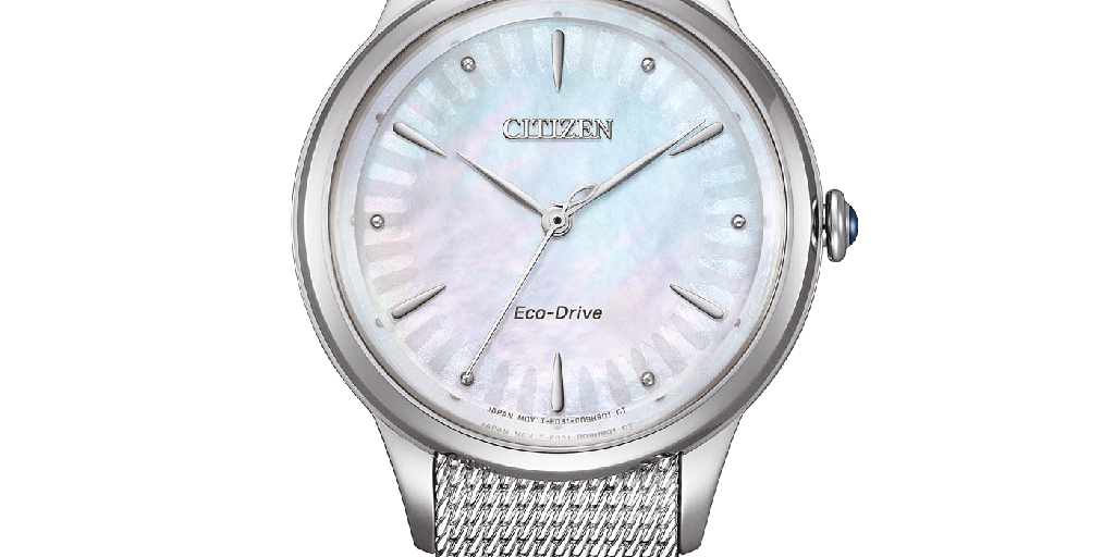 EM1150-86D Female Stainless steel | Mother of Pearl white | ø 32mm
