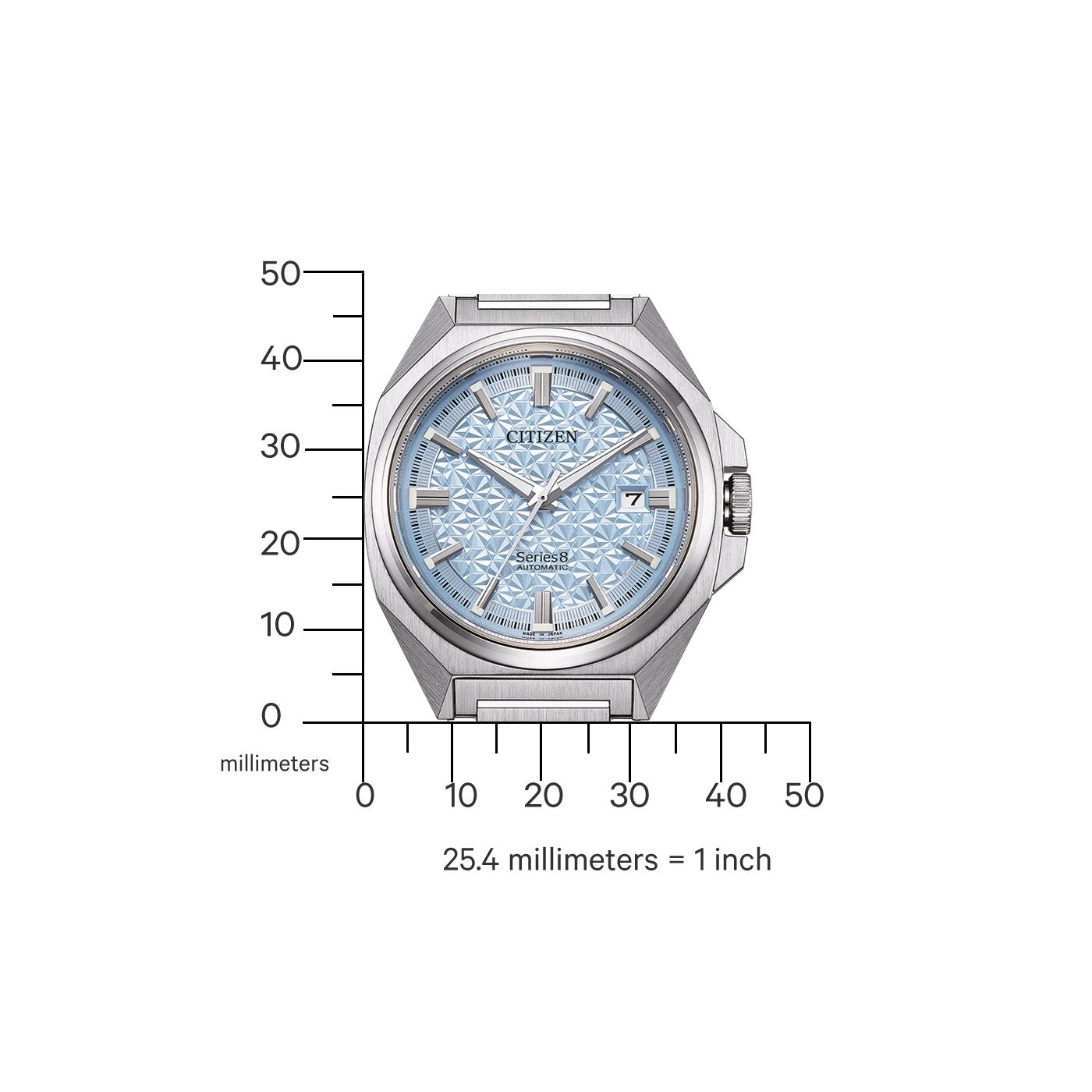 NB6051-59L Male Stainless steel blue ø 40.1mm Citizen Onlineshop