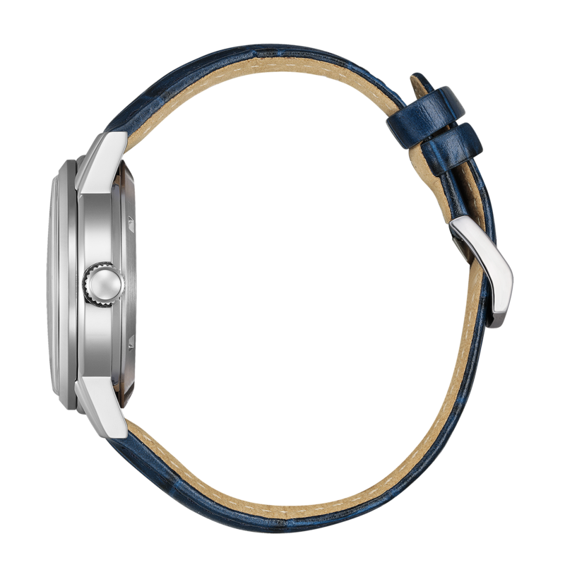 NJ0210-13L Male Leather blue ⌀ 40mm