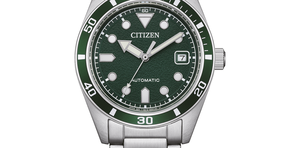 NJ0220-52X Male Stainless steel green ⌀ 38.5mm Citizen Onlineshop