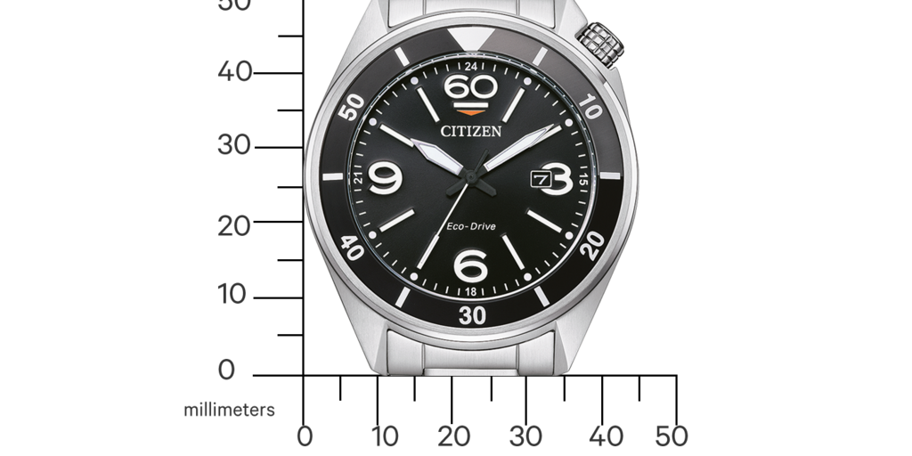 AW1710-80E Male Stainless steel black ø 44mm Citizen Onlineshop