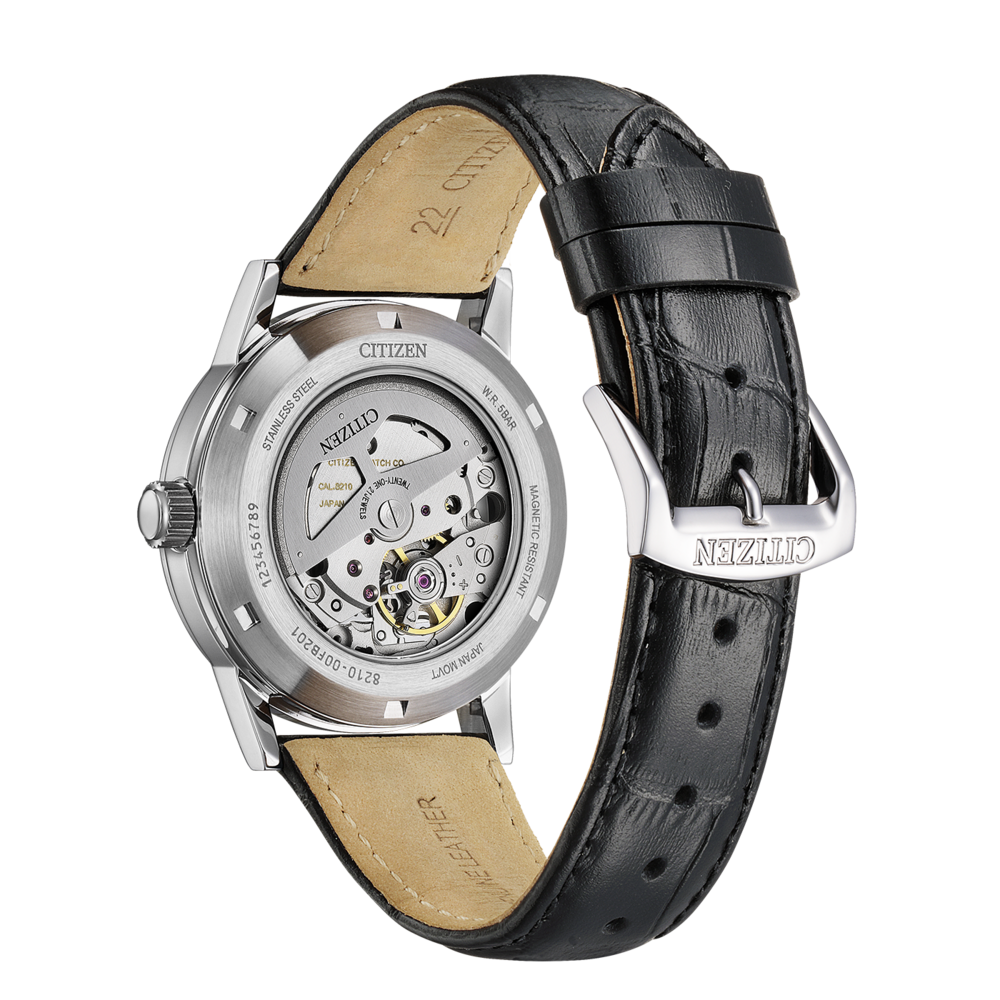 NJ0210-05E Male Leather black ⌀ 40mm