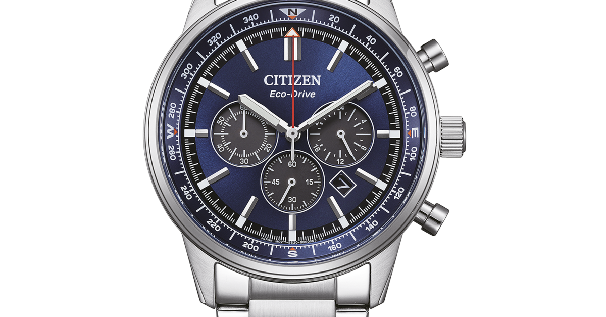 CA4720-52L Male Stainless steel blue ø 42mm Citizen Onlineshop