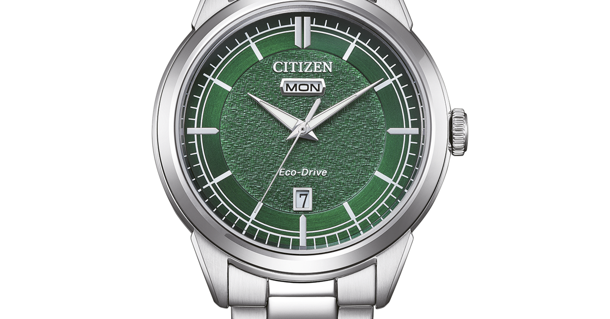  ビブタイツ M グリーン AW0151-85XC Male Stainless steel green ⌀ 40.5mm Citizen Onlineshop