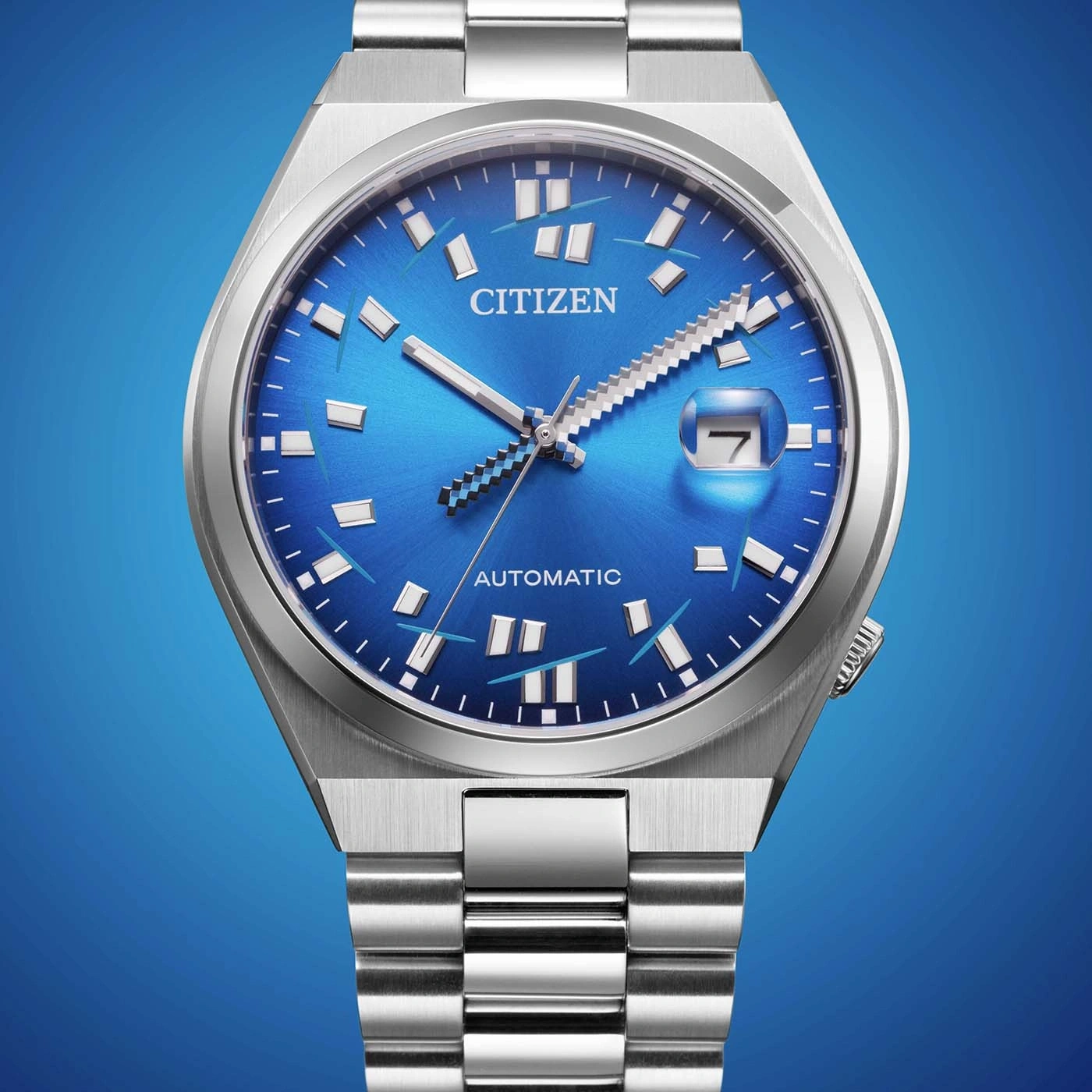 NJ0157-81L Male Stainless steel blue ø 40mm Citizen Onlineshop
