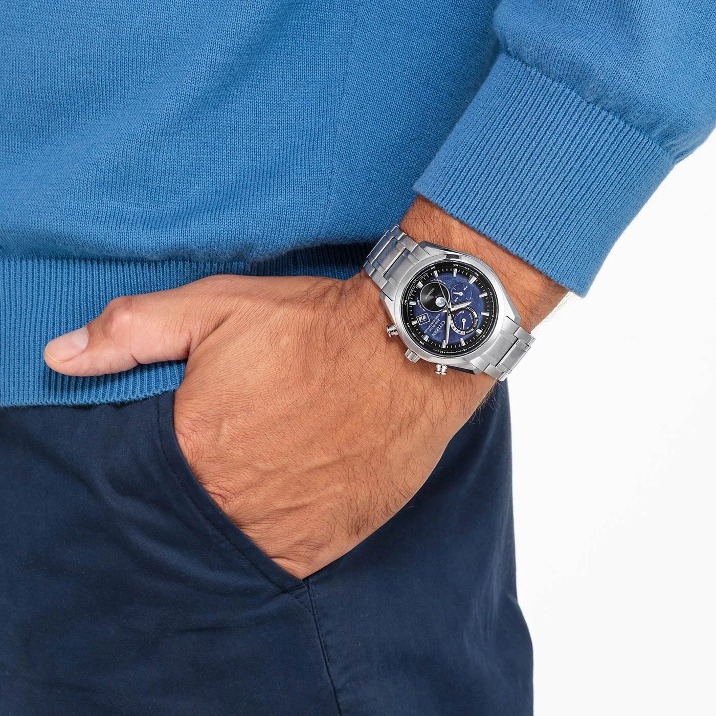 B-BLUEページ BY1010-81L Male Super Titanium ™ blue ø 43mm Citizen Onlineshop