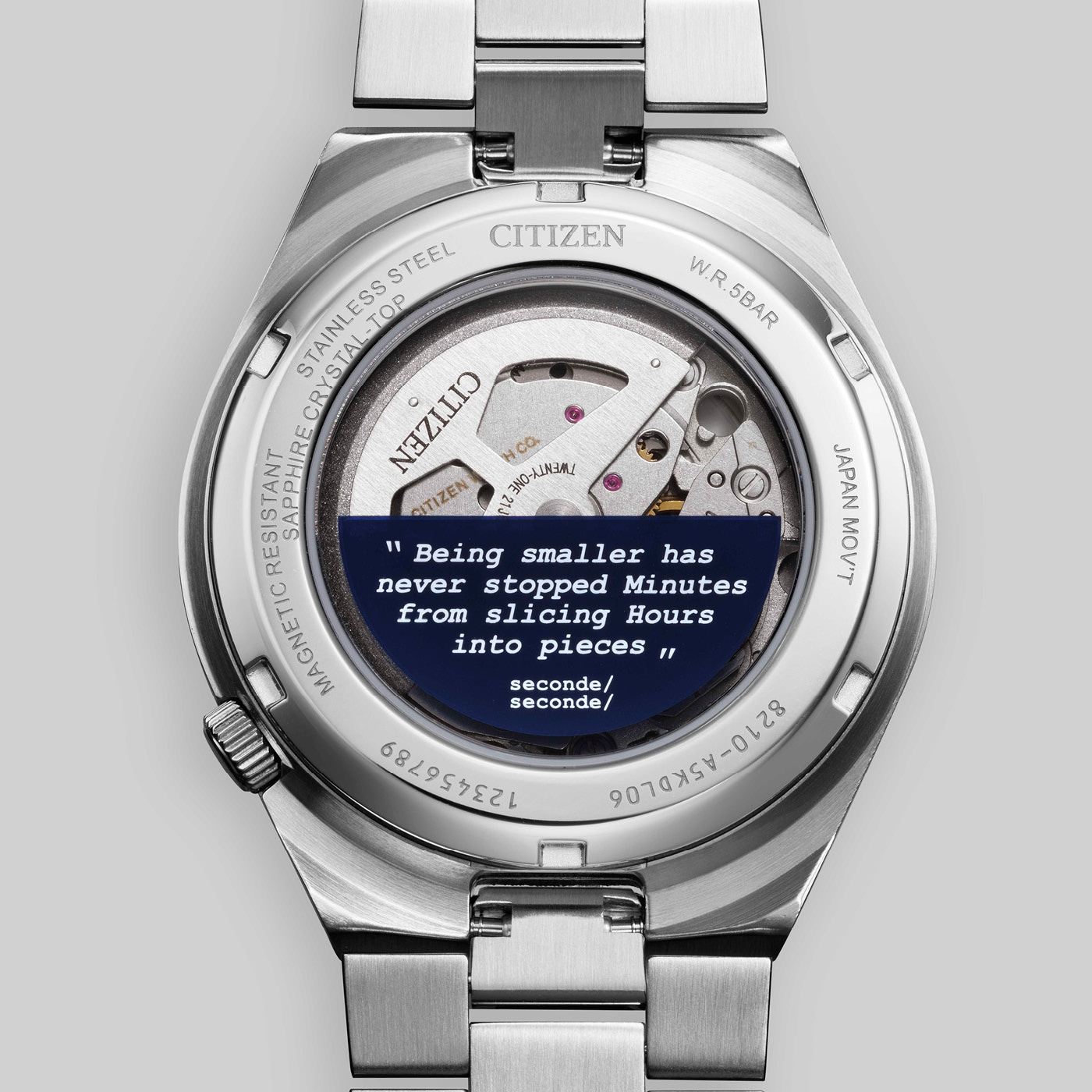 NJ0157-81L Male Stainless steel blue ⌀ 40mm