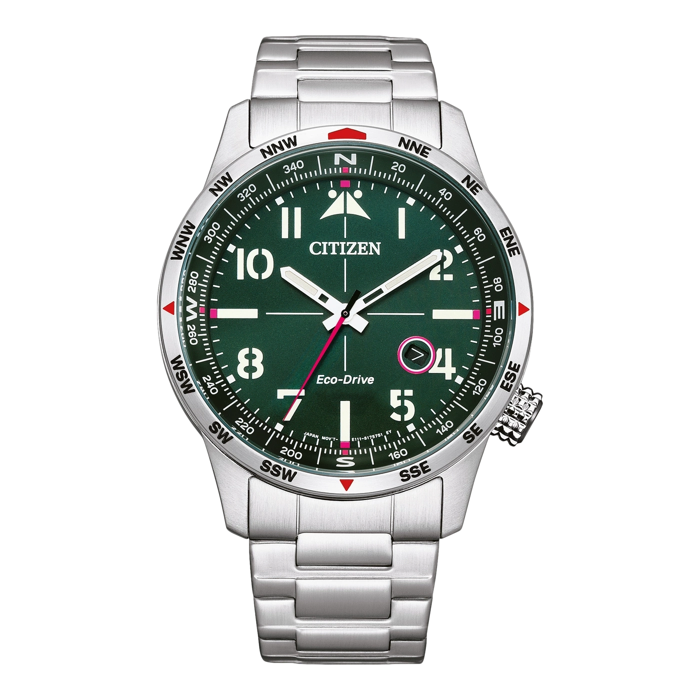 BM7551-84X Male Stainless steel green ø 43mm