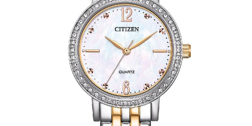 EL3106-59D Female Stainless steel Mother of Pearl white  display picture 2