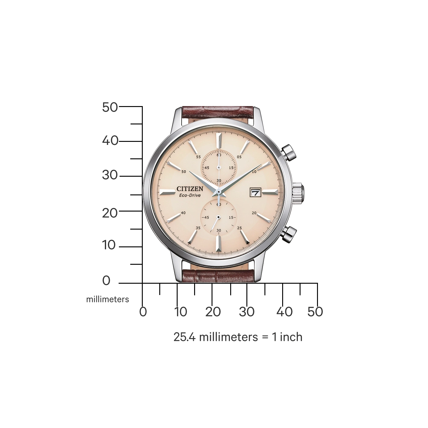 CA7061-26X Male Leather | beige | ø 42mm Citizen Onlineshop