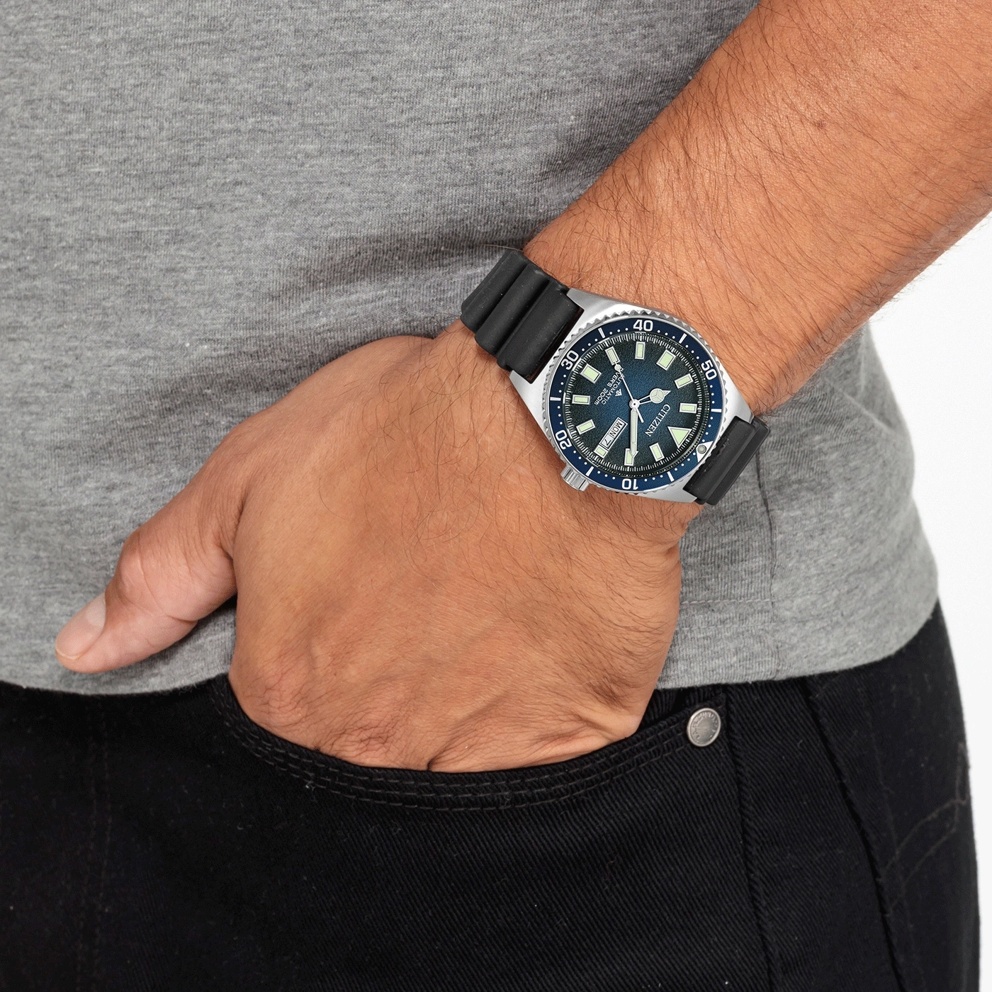 NY0129-07LC Male Rubber band (urethane) blue ø 41mm Citizen Onlineshop