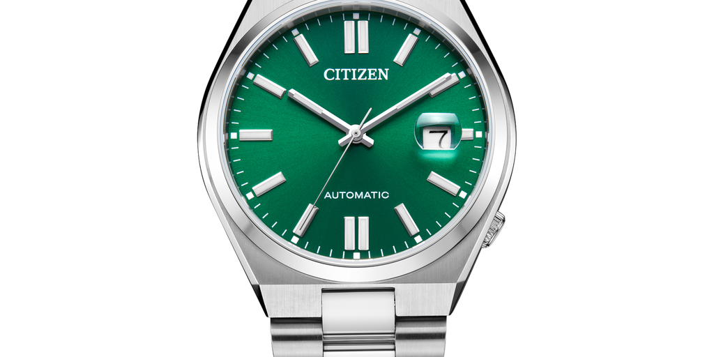 NJ0150-81X Male Stainless steel | green | ø 40mm Citizen Onlineshop