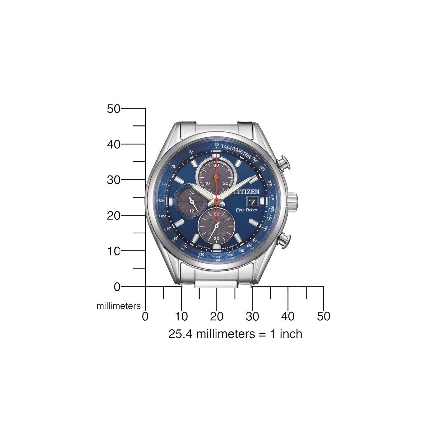 CA0459-79L Male Stainless steel blue ø 40mm Citizen Onlineshop