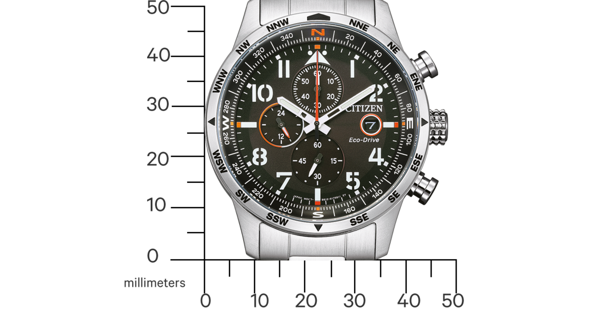 CA0790-83E Male Stainless steel black ø 43mm Citizen Onlineshop
