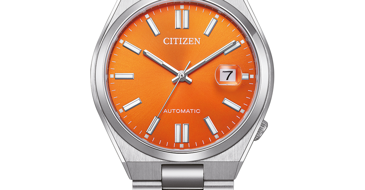 NJ0151-88Z Male Stainless steel orange ⌀ 40mm Citizen Onlineshop