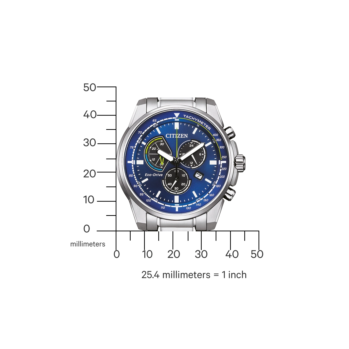 AT1190-87L Male Stainless steel | blue | ø 42mm Citizen Onlineshop