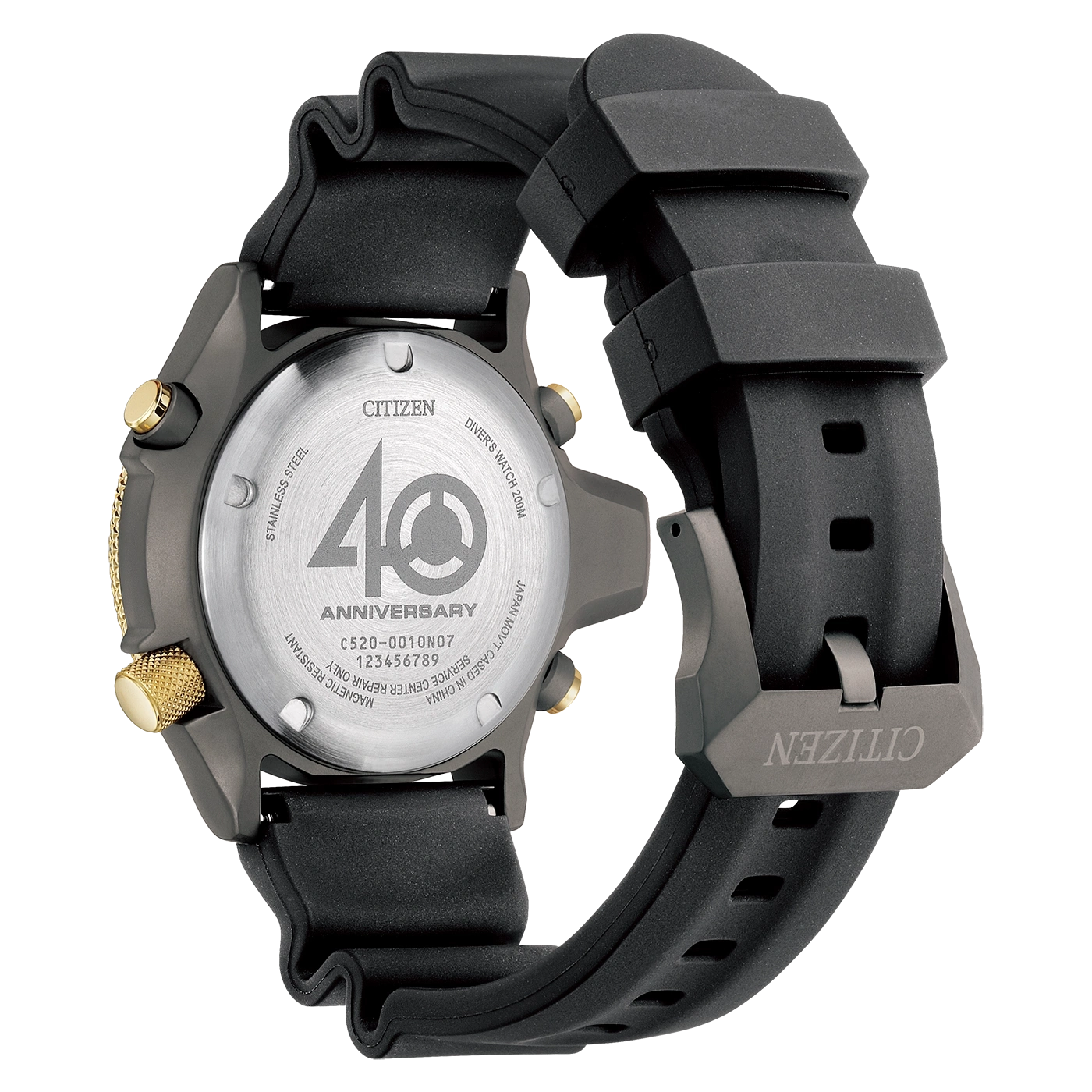 o988 フラジェラント JP2008-06E Male Rubber band (urethane) black ø 50.7mm Citizen