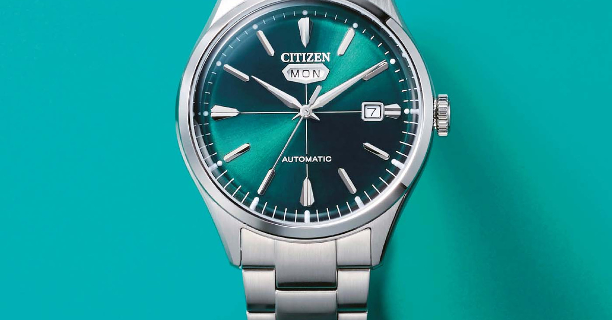 NH8391-51XC Male Stainless steel | green | ø 40.2mm Citizen Onlineshop