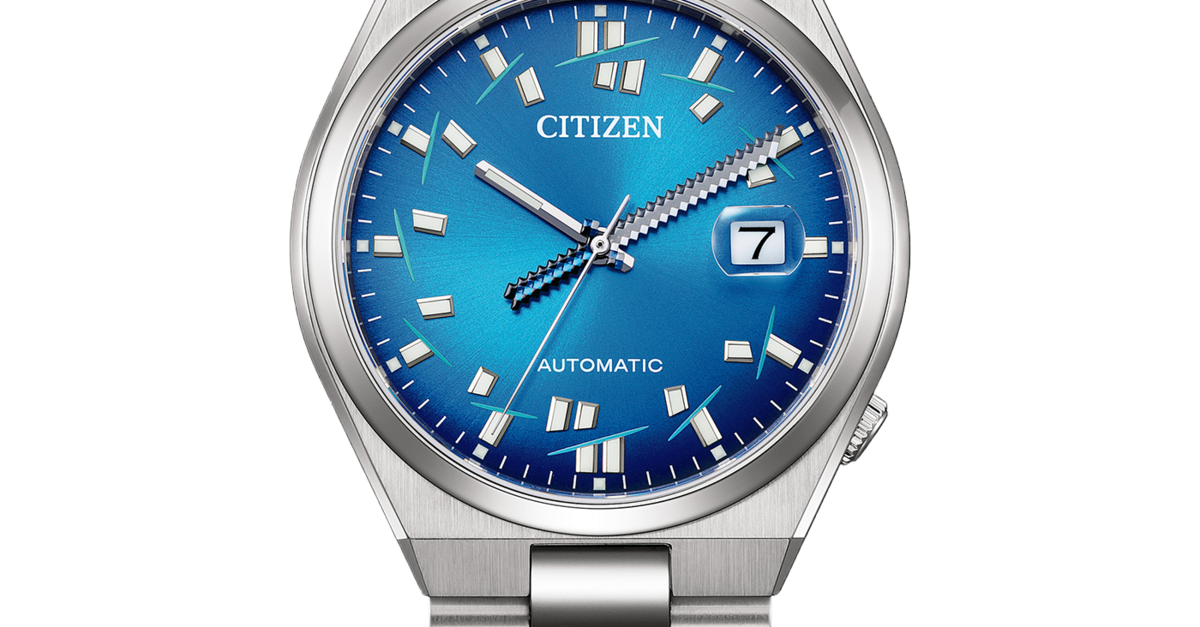 NJ0157-81L Male Stainless steel blue ø 40mm Citizen Onlineshop