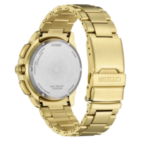 Gold Citizen watch back with model number and details