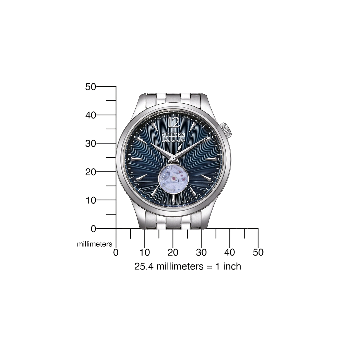 NH9131-73L Male Stainless steel blue ø 38 40mm Citizen Onlineshop