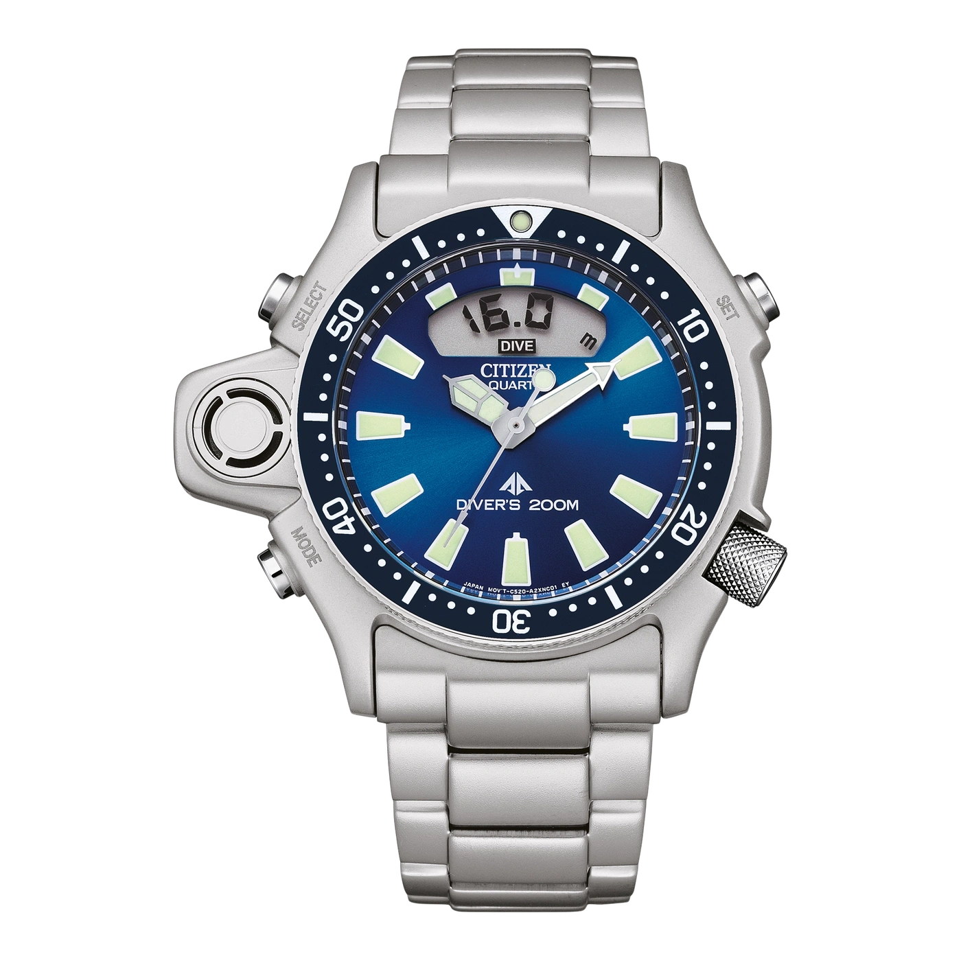 JP2000-67L Male Stainless steel blue