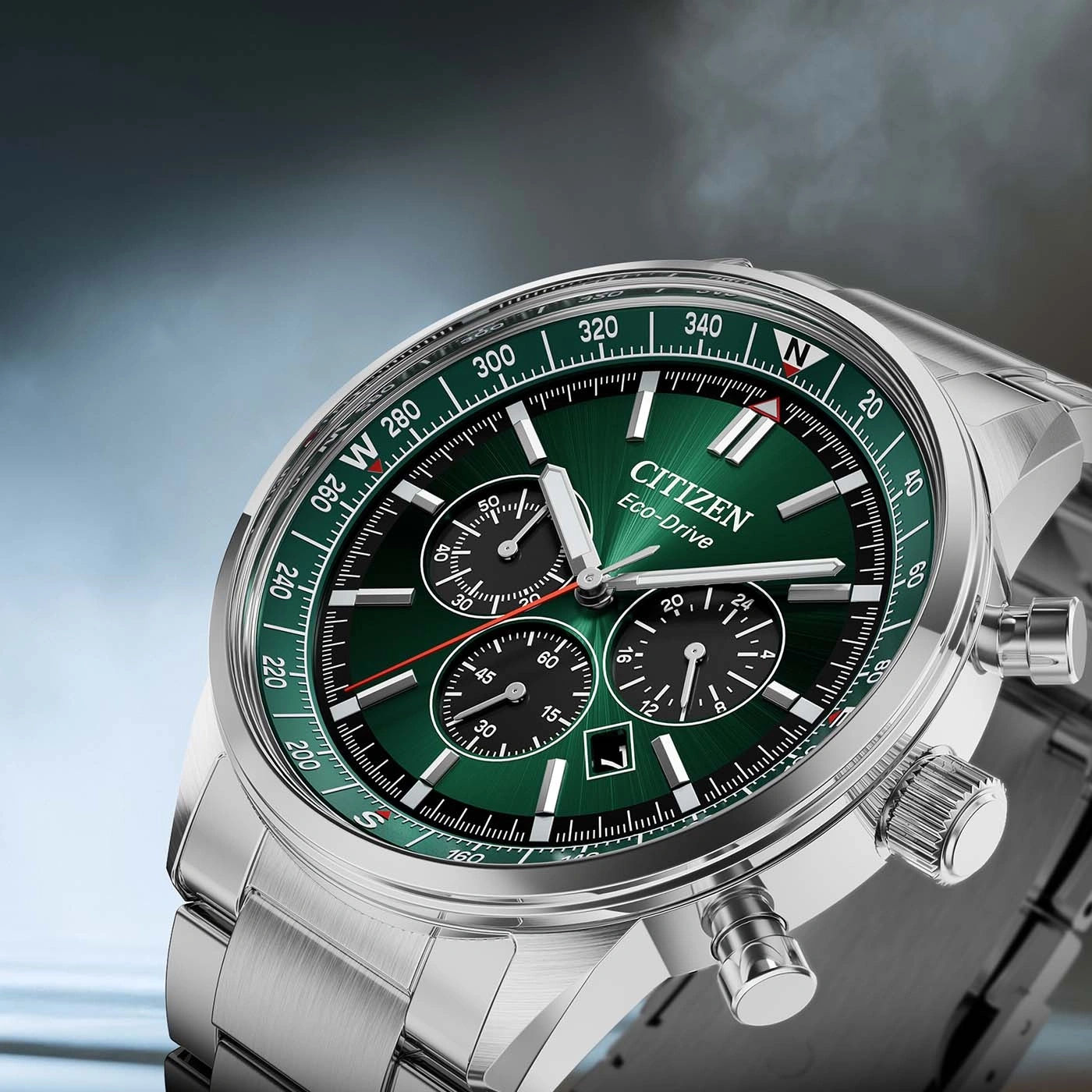 セレクト2 CA4720-52X Male Stainless steel green ø 42mm Citizen Onlineshop