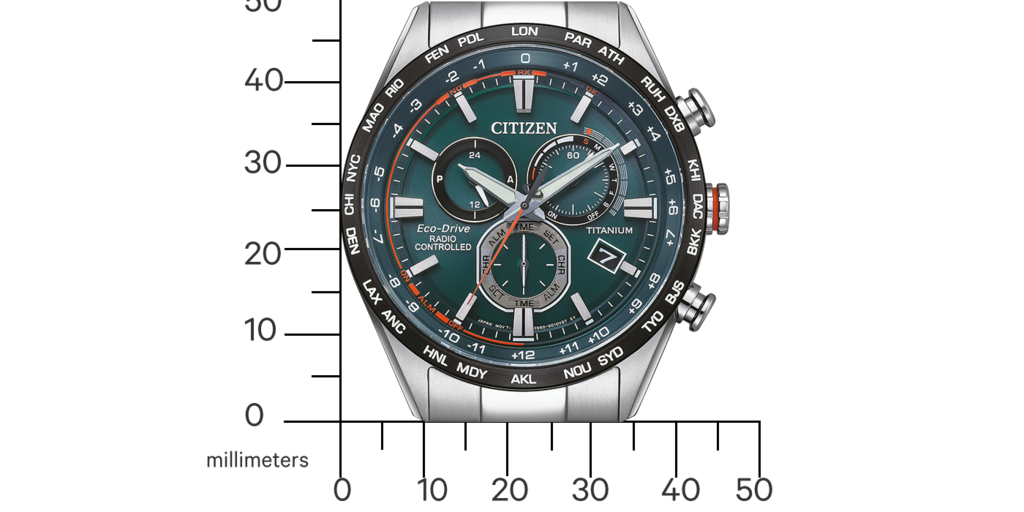 CB5946-82X Male Super Titanium ™ green ø 42.5mm Citizen Onlineshop
